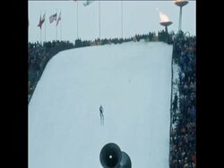 SYND 16 2 76 WINTER OLYMPICS 90 METRE JUMP Instructional Video