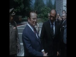 SYND 30 5 75 PRESIDENTS SADAT AND TITO SPEAK ON MIDDLE EAST SITUATION Instructional Video
