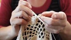 Crocheting Stock Footage
