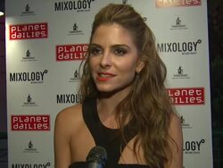 INTERVIEW: Maria Menounos on Emmy for Tom Bergeron at Joey Fatone And Kym Johnson Host After Party For Premiere Of Dancing With The Stars At Mixology 101 on 9/24/12 in Los Angeles, CA. Stock Footage