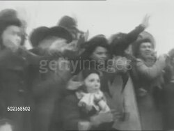 Charles de Gaulle in Nantes, France, in 1945 and Normandy in 1946 News Clip