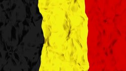 Belgium Flag Stock Footage