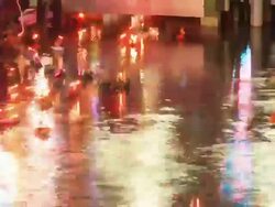 HD timelapse,Floating the candle basket,loykrathong festival,bangkok thailand Stock Footage