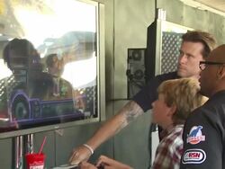 Dean McDermott at the Disney/Pixar Celebrates the Launch of the World of Cars Online at Burbank CA. (Footage by WireImage Video/GettyImages) Stock Footage