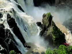 Barron Falls nr Cairns, Queensland, Australia, Southern Hemisphere Stock Footage