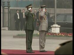 French PM arrives to give message of solidarity over SARS News Clip