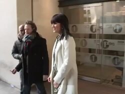 Jessie J at Comic Relief Celebrity Sightings Stock Footage