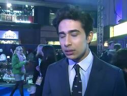 INTERVIEW: Suraj Sharman on releasing the film, how he got the role and working with CG at the UK Premiere of 'Life of Pi' at Empire Leicester Square on December 3, 2012 in London, England. Stock Footage