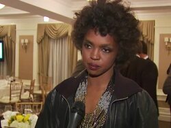 INTERVIEW: Lauryn Hill on coming out to support Tanzania and a good cause. On learning about The Tanzania Education Trust, and how important it is to raise awareness. Stock Footage