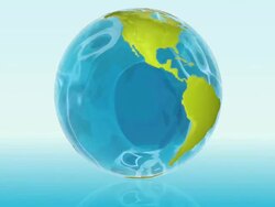 Water globe. Stock Footage