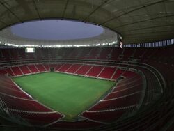 Mane Garrincha National Stadium In Brasilia Stock Footage