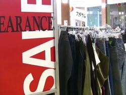 Shopping, sale, discount, clearance. Stock Footage