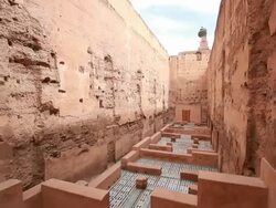 Badii Palace,Marrakesh,Marocco Stock Footage