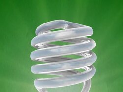 Energy Saving Lightbulb - Loop Stock Footage