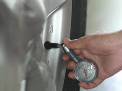 Check tires Stock Footage