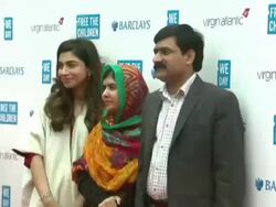Malala Yousafzai On The Red Carpet With Family News Clip