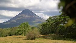 DS Arenal Volcano Stock Footage