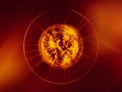 Planet of plasma Stock Footage