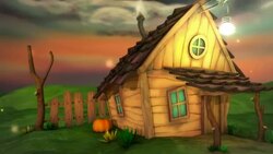 fairy tale house Stock Footage