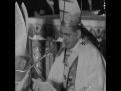 CAN945 POPE PAUL VI AT MASS ON MAUNDY THURSDAY Instructional Video
