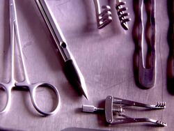 Surgical tools Stock Footage