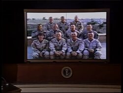 Bush holds teleconference with troops in Iraq News Clip