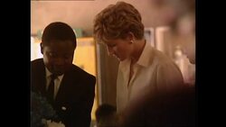 Princess Diana's Royal visit to Zimbabwe 1993 News Clip