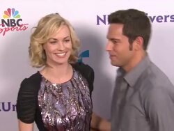 Yvonne Strahovski, Zachary Levi at the NBC Universal Press Tour All-Star Party at Los Angeles CA. (Footage by WireImage Video/Getty Images Entertainment Video) Stock Footage