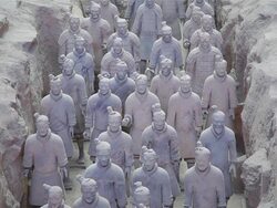 MS HA Terracotta Warriors / Xi'an, shaanxi, China  Stock Footage