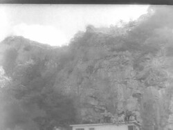 David Lafferty breaks world record for living underground Stock Footage