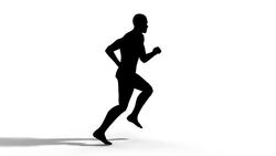 Man running Stock Footage