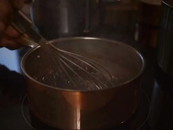 Preparing Cranberry Sauce Stock Footage