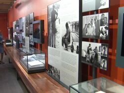 People Looking At Objects In Mandela Exhibition News Clip