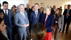 CLEAN : Princess of Belgium visits museums in Colombia News Clip