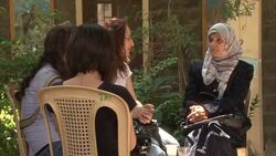 CLEAN : Among Homs ruins tears and prayers for saint Frans News Clip