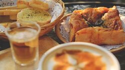 hot latte art  in coffee shop on table Stock Footage