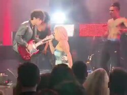 PERFORMANCE - Rita Ora at Rita Ora Westfield Christmas Lights on 3rd November 2014 in London, England. Stock Footage