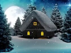 Christmas Night Stock Footage