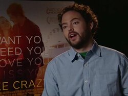 INTERVIEW: Drake Doremus on filming with Felicity Jones and Anton Yelchin always in character at the Like Crazy Interviews at London England. (Footage by WireImage Video/Getty Images Entertainment Video) Stock Footage