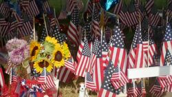 Chattanooga Memorial Continues after the Shooting Stock Footage