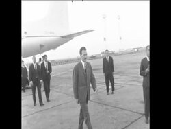 SYND 13 7 67 ALGERIAN PRESIDENT ARRIVES IN CAIRO News Clip