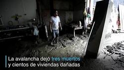 CLEAN : Desolados habitantes de Corinto rescatan lo que pueden News Clip
