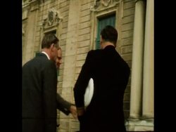 SYND 3-1-73 NATO AMBASSADOR CALLS ON MINTOFF News Clip