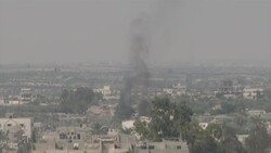 Smoke across border after Egyptian military bulldozed homes for possible buffer zone News Clip