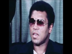 SYND 17 2 78 MUHAMMAD ALI SPEAKING AT A PRESS CONFERENCE IN LONDON News Clip