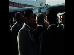 SYND 15 4 76 PRESIDENT SADAT ARRIVES IN CAIRO News Clip