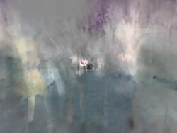 PEOPLE WALKING AT DIFFERENT SPEED ALONG OLD ALLEY IN DALMATIA. Stock Footage