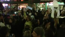 Thousands of people poured into the streets of Seattle after the Seahawks demolished the Denver Broncos 43-8 in the Super Bowl. It's the Seahawks' first Super Bowl championship ever. (Feb. 3) News Clip