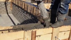 Formwork concrete Stock Footage