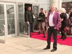Louis Walsh at X-Factor 2013 Photocall Stock Footage